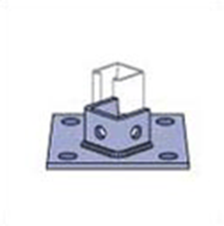 Unistrut Post Bases (1-5/8")