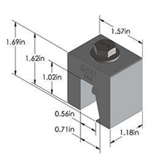 Original S-5! S-5-N Mini Metal Roof Attachment Clamps For Nail Strip Profiles