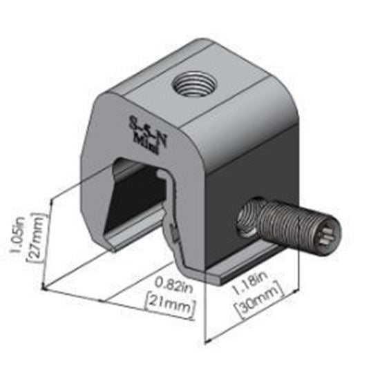 NEW S-5! S-5-N Mini Metal Roof Attachment Clamps for Nail Strip Profiles