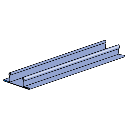 Unistrut P1184P - PVC Closure Strip