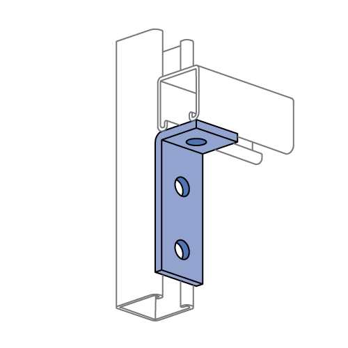 Unistrut P1326 - 3 Hole, 90° Fitting