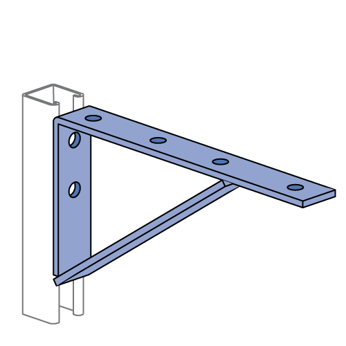 Unistrut P1773 - 12-1/2" Bracket