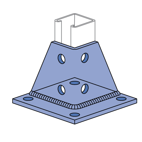 Unistrut P1887 - Post Base