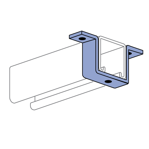 Unistrut P2237 - 3 Hole, "U" Shape Fitting