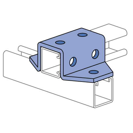Unistrut P2326 - 6 Hole, "U" Shape Fitting
