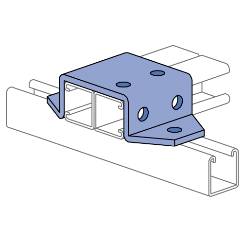 Unistrut P2328 - 8 Hole, "U" Shape Fitting