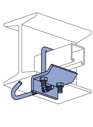 Unistrut P2867 - Beam Clamp for 4" - 12" Wide Beams