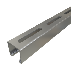 Unistrut P1000SL - 1-5/8" x 1-5/8", 12 Gauge, Metal Framing Strut, Long Slots