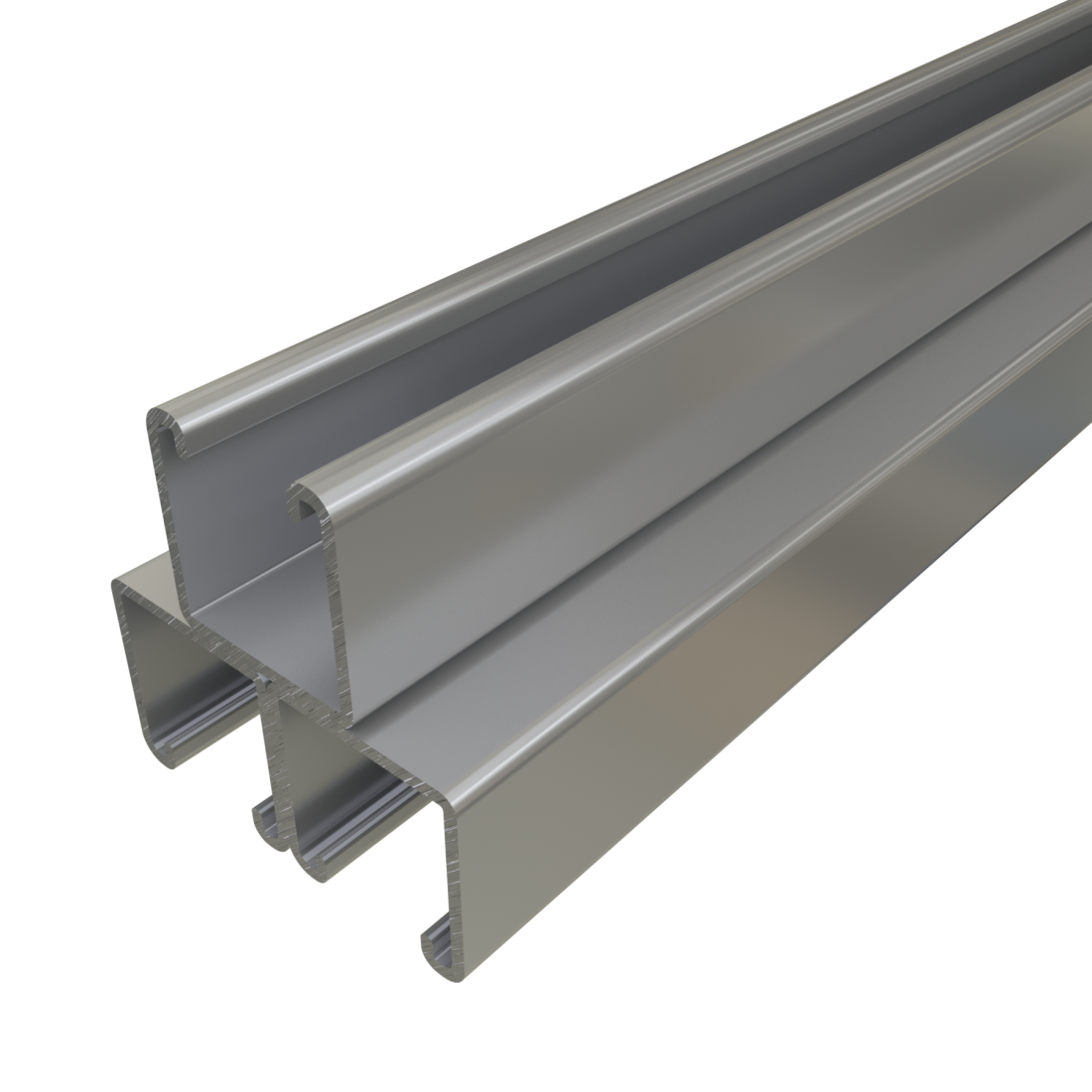 Unistrut P1001D3 - 3-1/4" x 3-1/4", 12 Gauge, Metal Framing Strut, Triple Combination