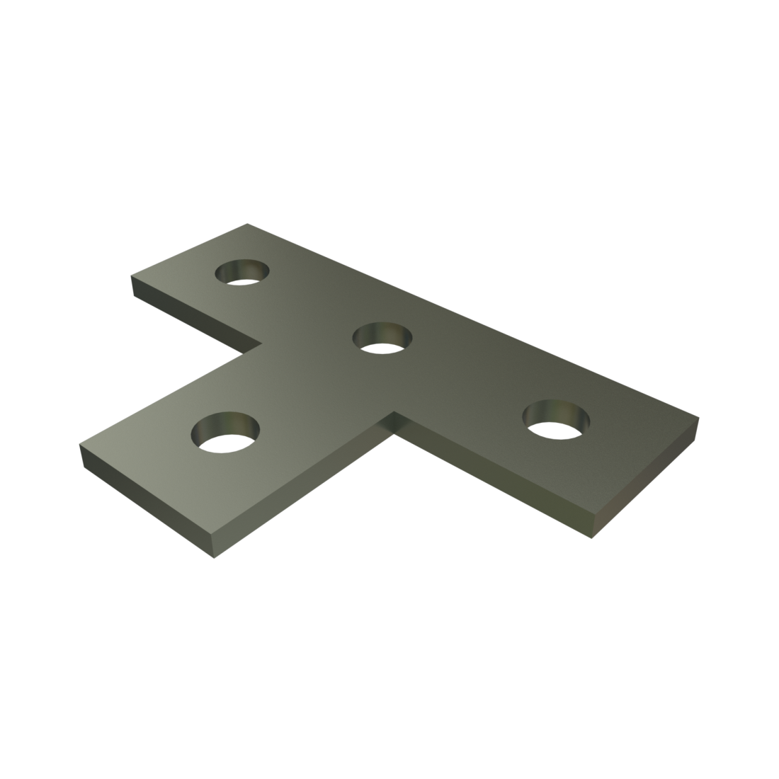 Unistrut P1031 - 4 Hole, Flat Plate Fitting