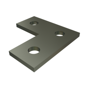Unistrut P1036 - 3 Hole, Flat Plate Fitting