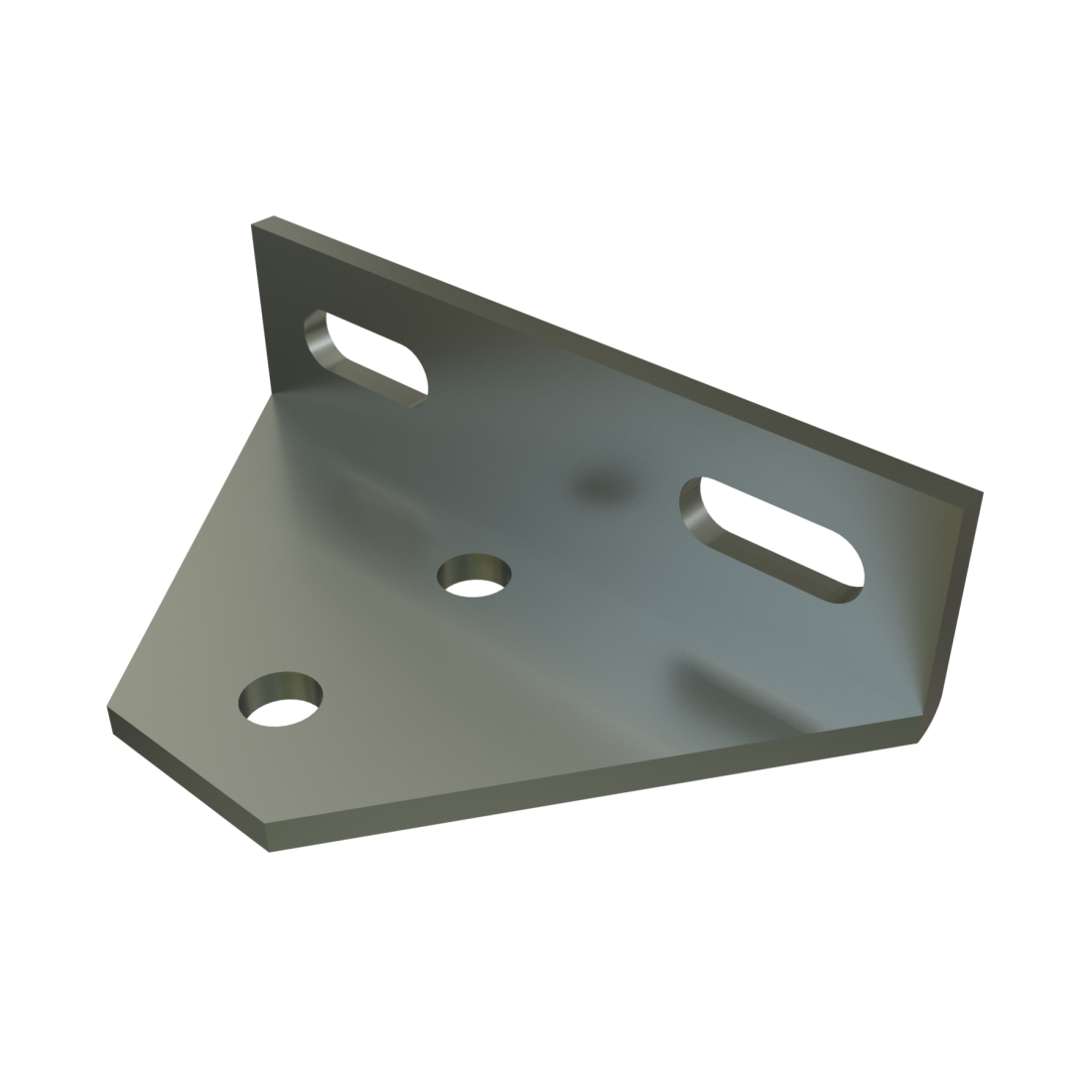 Unistrut P1130 - 2 hole & 2 slot, 90° Fitting (1-5/8" Series)