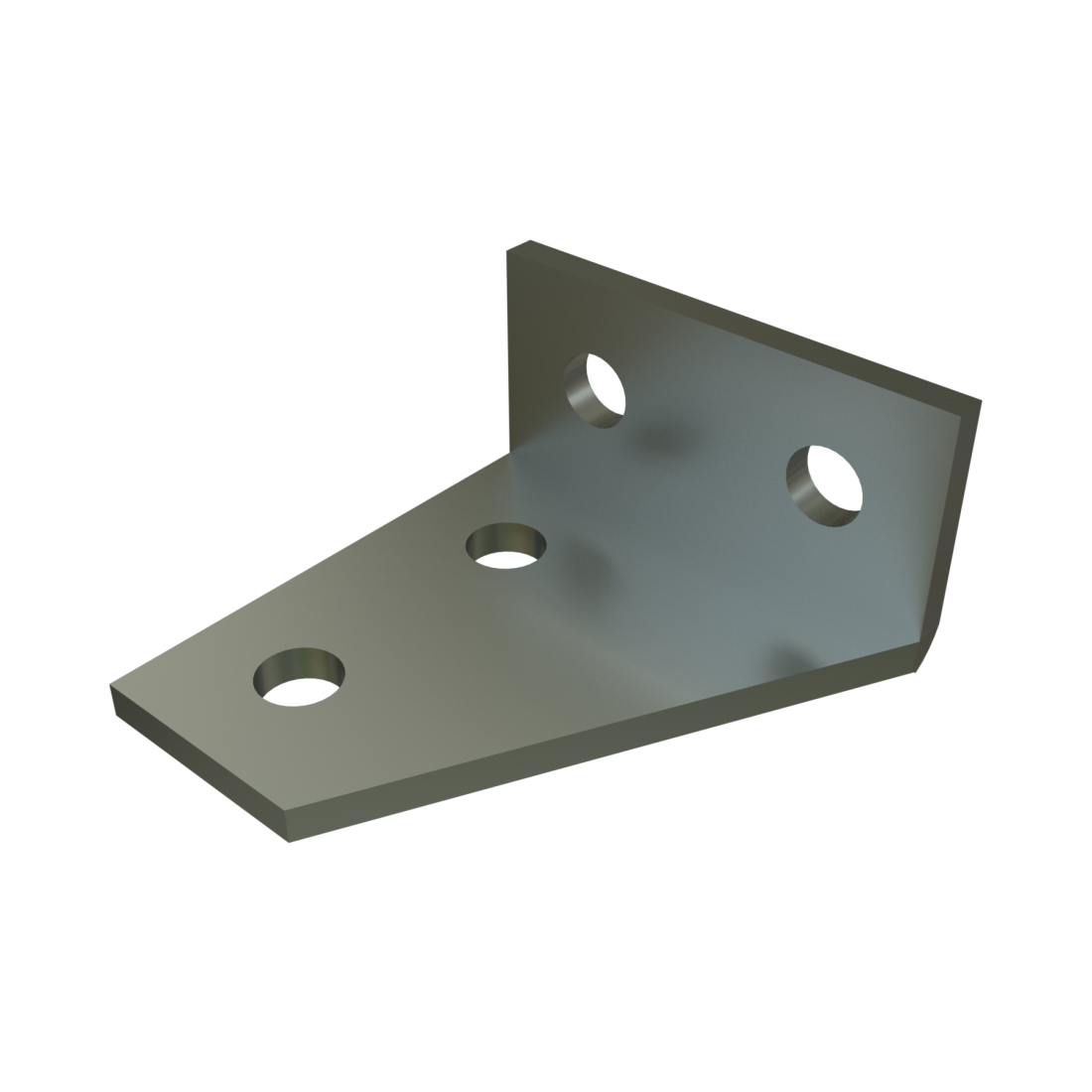 Unistrut P1291 - 4 Hole, 90° Fitting, Left Hand