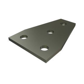 Unistrut P1358 - 4 Hole, Flat Plate Fitting