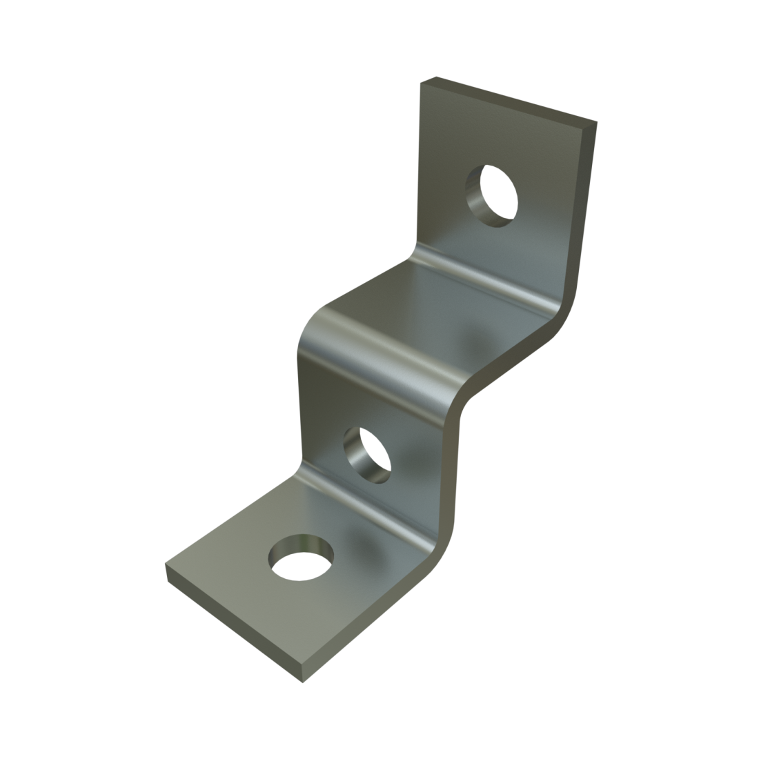Unistrut P1736 - 3 Hole, "Z" Shape Fitting