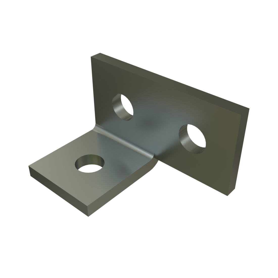 Unistrut P1822 - 3 Hole, 90° Fitting, Right Hand