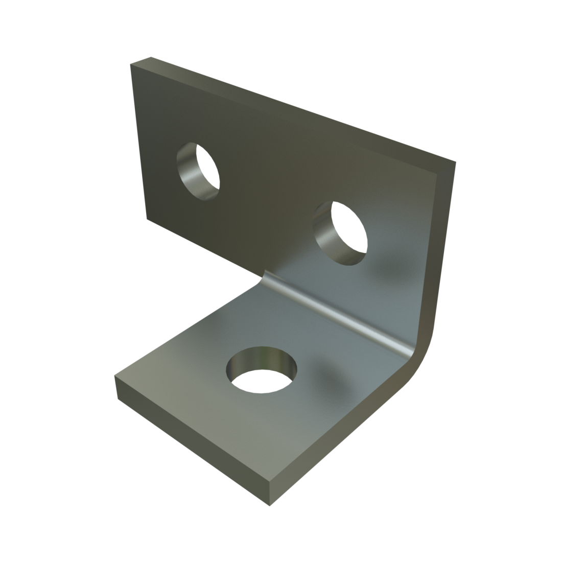 Unistrut P1823 - 3 Hole, 90° Fitting, Left Hand