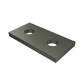 Unistrut P1924 - 2 Hole, Flat Plate Fitting
