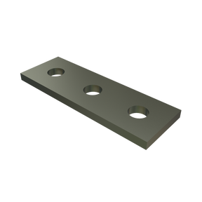 Unistrut P1925 - 3 Hole, Flat Plate Fitting