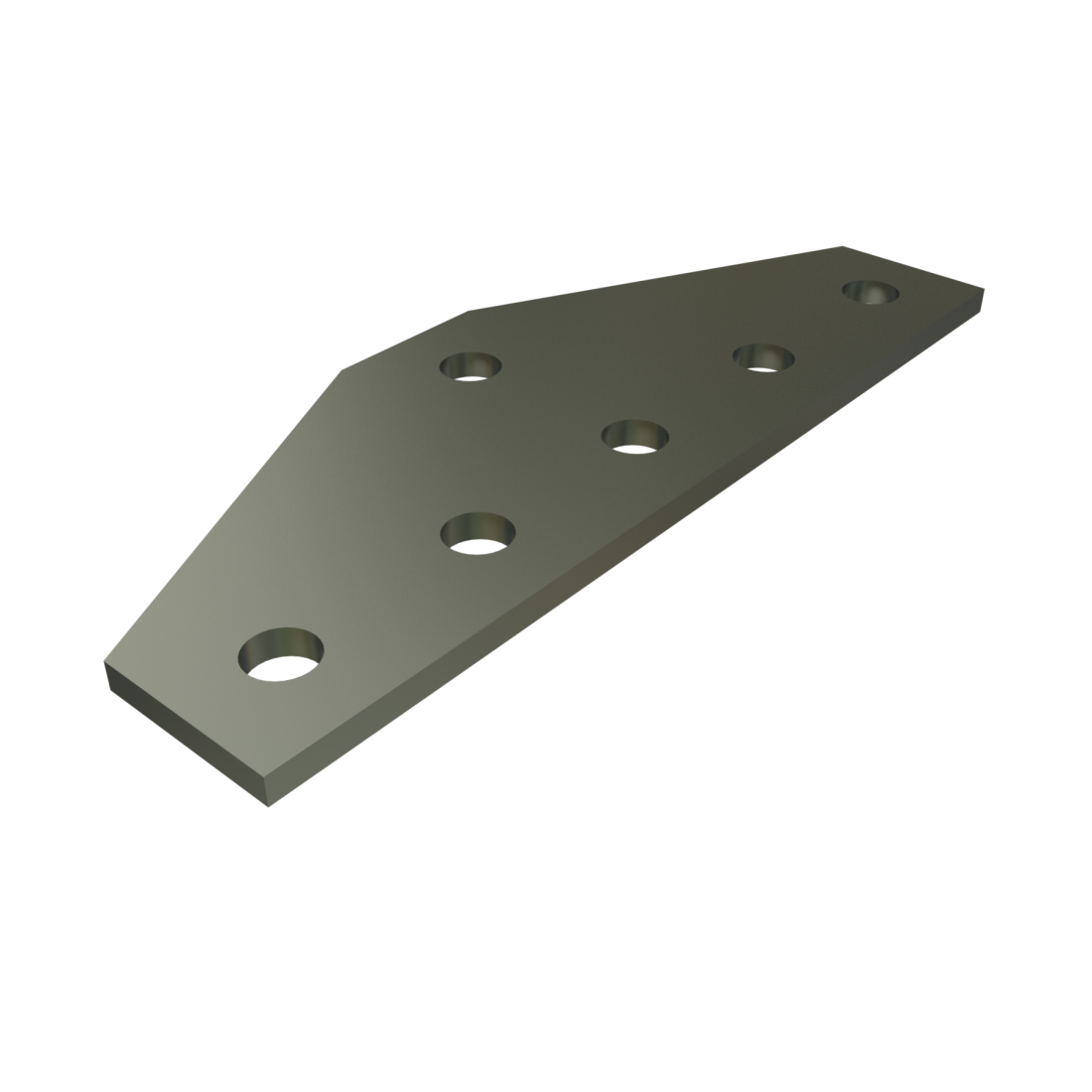 Unistrut P1953 - 6 Hole, Flat Plate Fitting