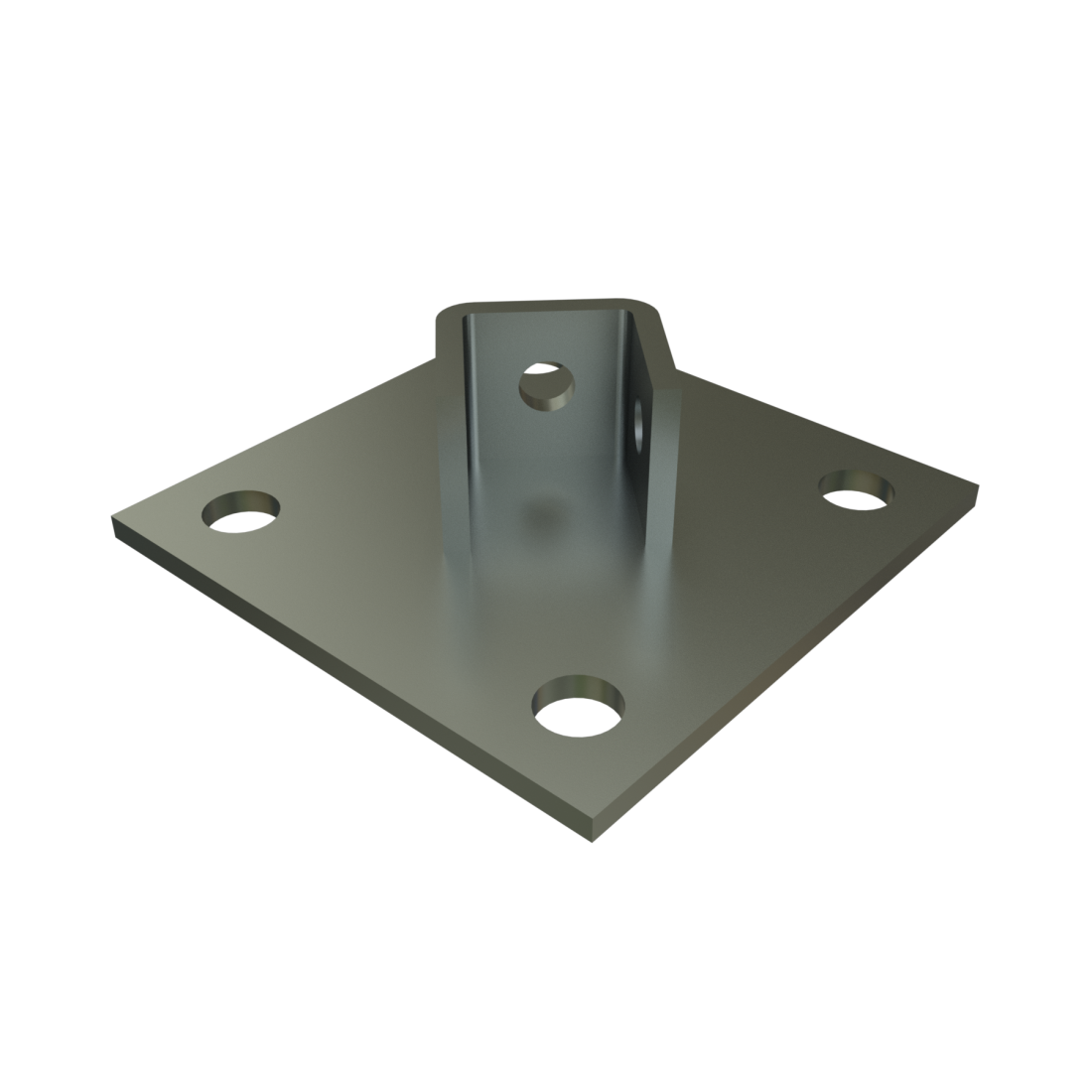 Unistrut P2072 & P2072 SQ - Post Base (1-5/8" Series)