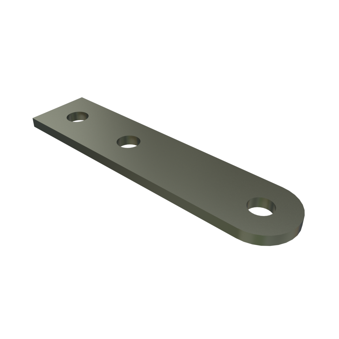 Unistrut P2324 - 3 Hole, Flat Plate Fitting