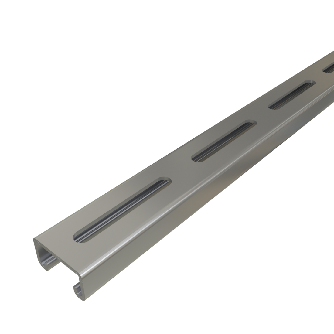 Unistrut P3300SL - 1-5/8" x 7/8", 12 Gauge Metal Framing Strut, Long Slots
