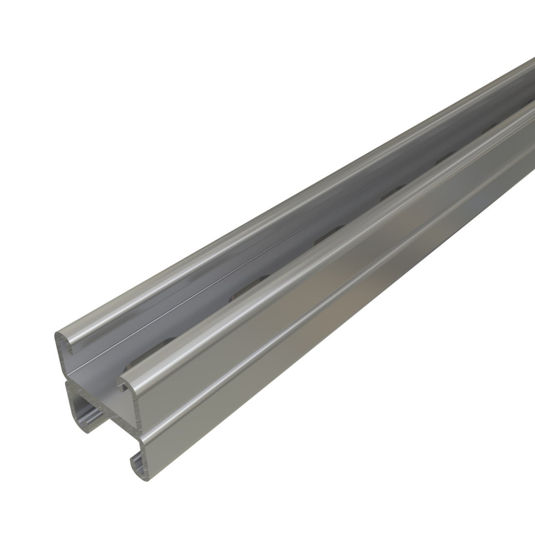 Unistrut P3301T - 1-5/8" x 1 3/4", 12 Gauge Back-to-Back Metal Framing Strut, Slotted