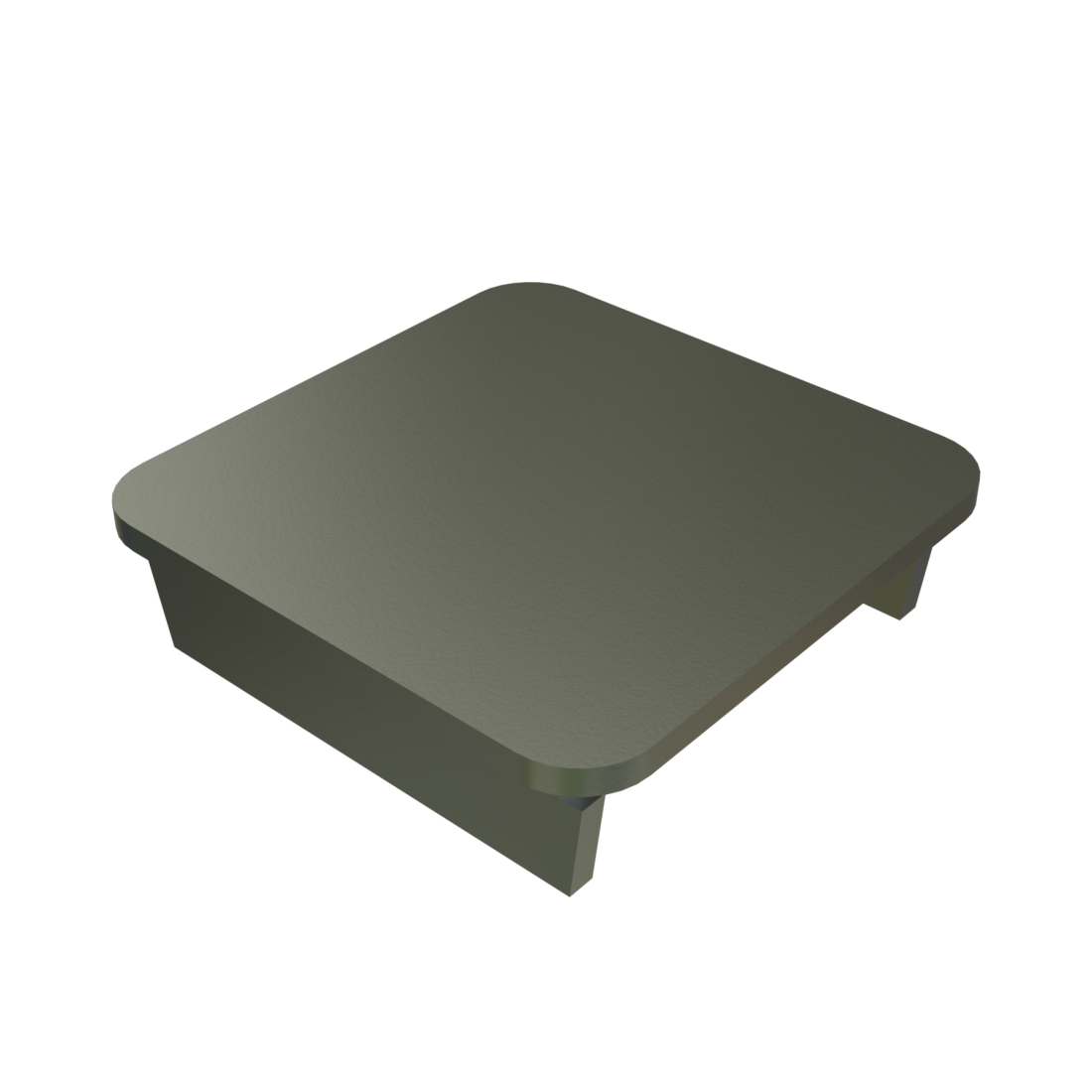 P1180W thru P5580W - End Cap (1-5/8" Series)