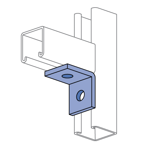Unistrut A1026 - 2 Hole 90° Fitting (1-1/4" Series)