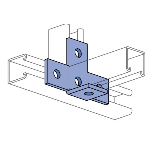Unistrut P1029 - 5 Hole, 90° Fitting