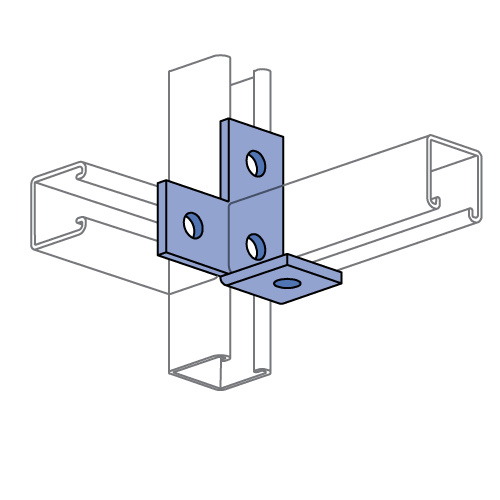 Unistrut P1034 - 4 Hole, 90° Fitting