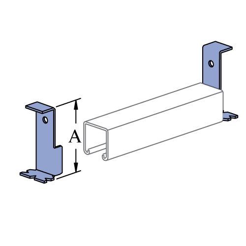 Unistrut P3703 & P3704 - CONCRETE INSERT END CAPS
