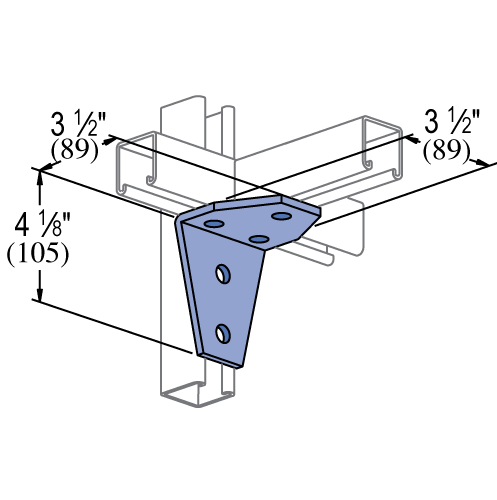 Unistrut P2235 - 5 Hole, 90° Fitting
