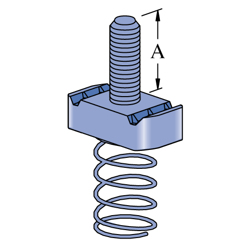 P2378 thru P2382 - Channel Stud Nuts (1-5/8" Series)