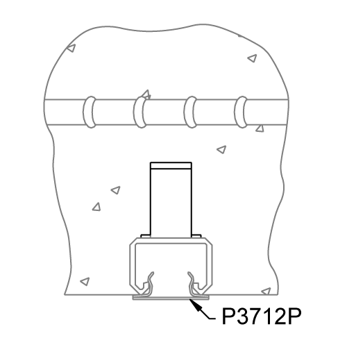 Unistrut P3249 thru P3252 - Concrete Insert (3 in - 8 in)