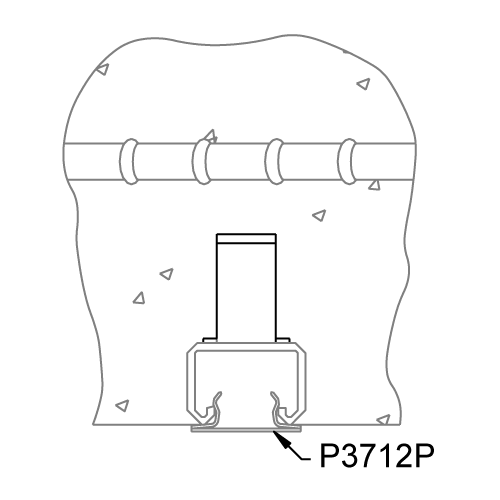 P3249 thru P3252 - Concrete Insert (3 in - 8 in)