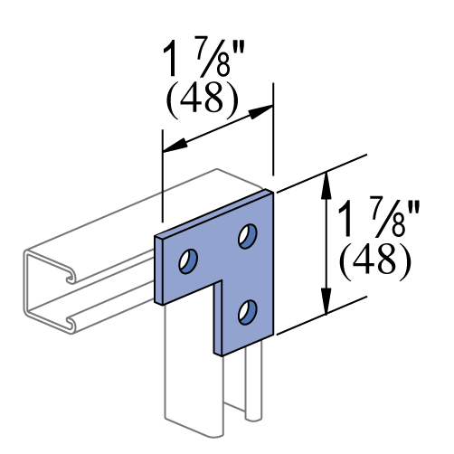 Unistrut P6036 - Fittings (13/16" Series)