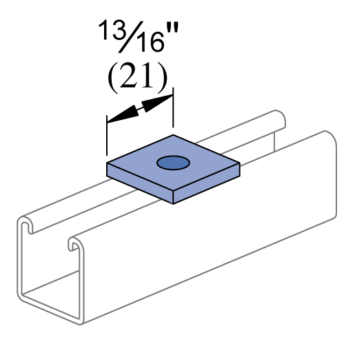 Unistrut P6062 - Fittings (13/16" Series)