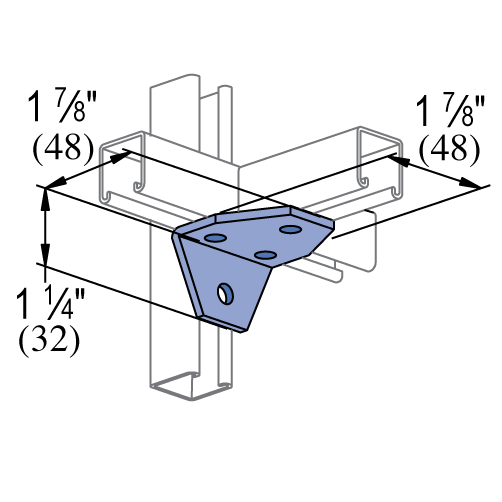 Unistrut P6579 - Fittings (13/16" Series)