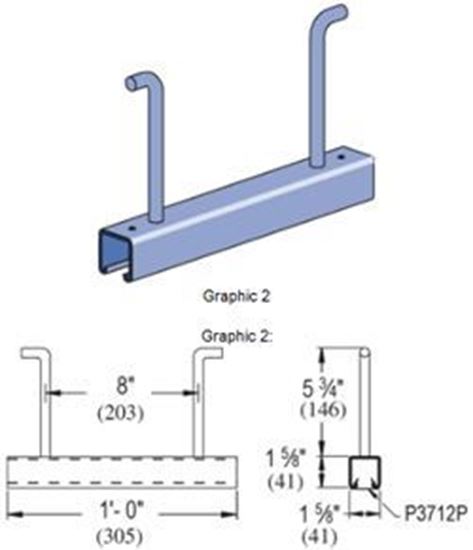 Unistrut P3754 Concrete Inserts