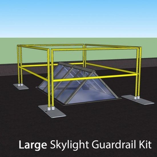 OSHA Compliant Roof Skylight Guardrail Kit Large (SKYLG)