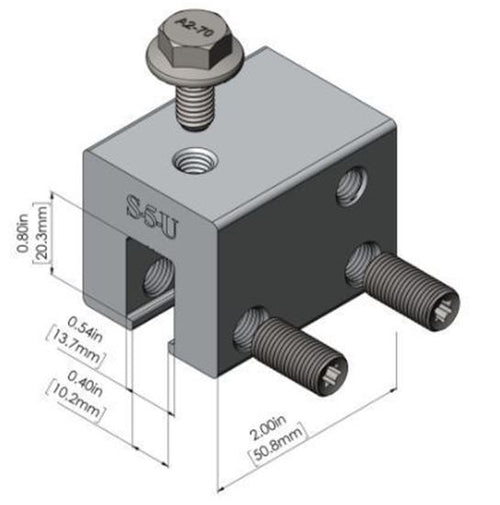 Array Attachment Clamps S-5! S-5-U Universal Metal Roof Attachment Clamps