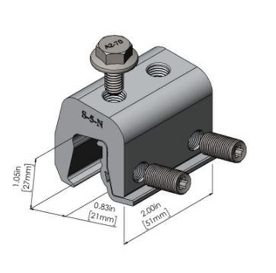 NEW S-5! S-5-N Metal Roof Attachment Clamps For Nail Strip Profiles