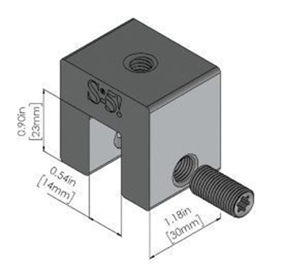 S-5! S-5-S Mini Metal Roof Attachment Clamps for Snap Seam Profiles