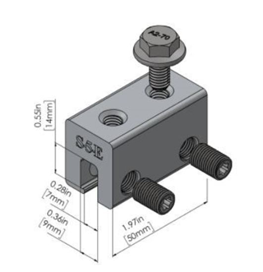 S-5! S-5-E Metal Roof Attachment Clamps for Double Folded Profiles