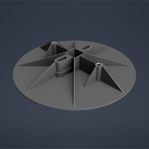 16" DIAMETER ROOFTOP SUPPORT BASE