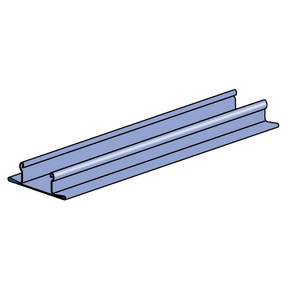 Unistrut P1184P - PVC Closure Strip