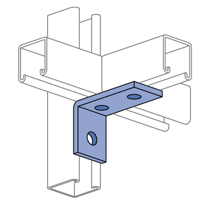 P1458 Unistrut P1458 - 3 Hole, 90° Fitting