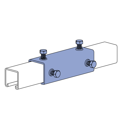 Unistrut P1840 Trolley Track Splice